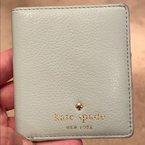 Small Kate Spade Baby Blue Wallet